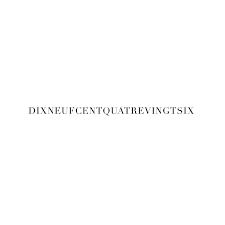 Logo DIXNEUFCENT QUATREVINGTSIX